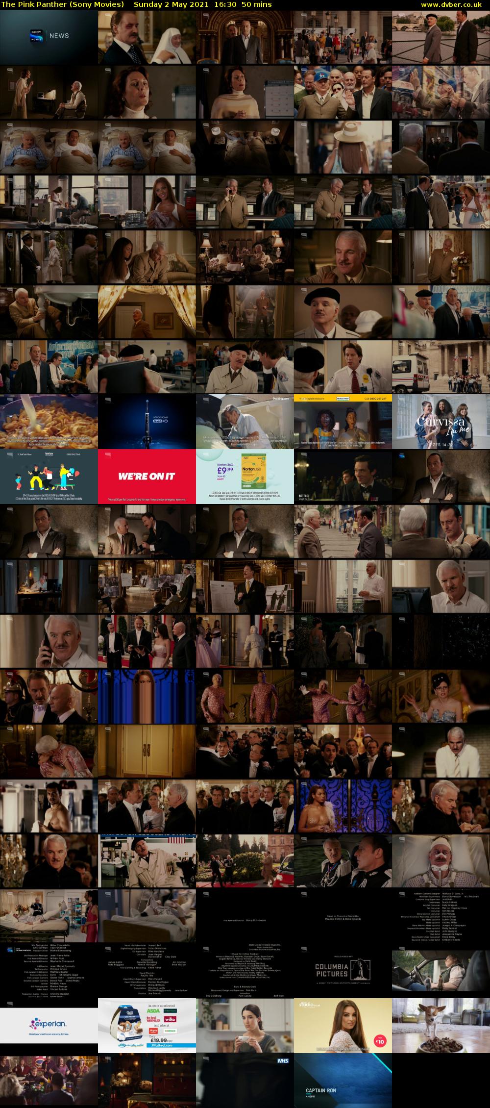 The Pink Panther (Sony Movies) Sunday 2 May 2021 16:30 - 17:20