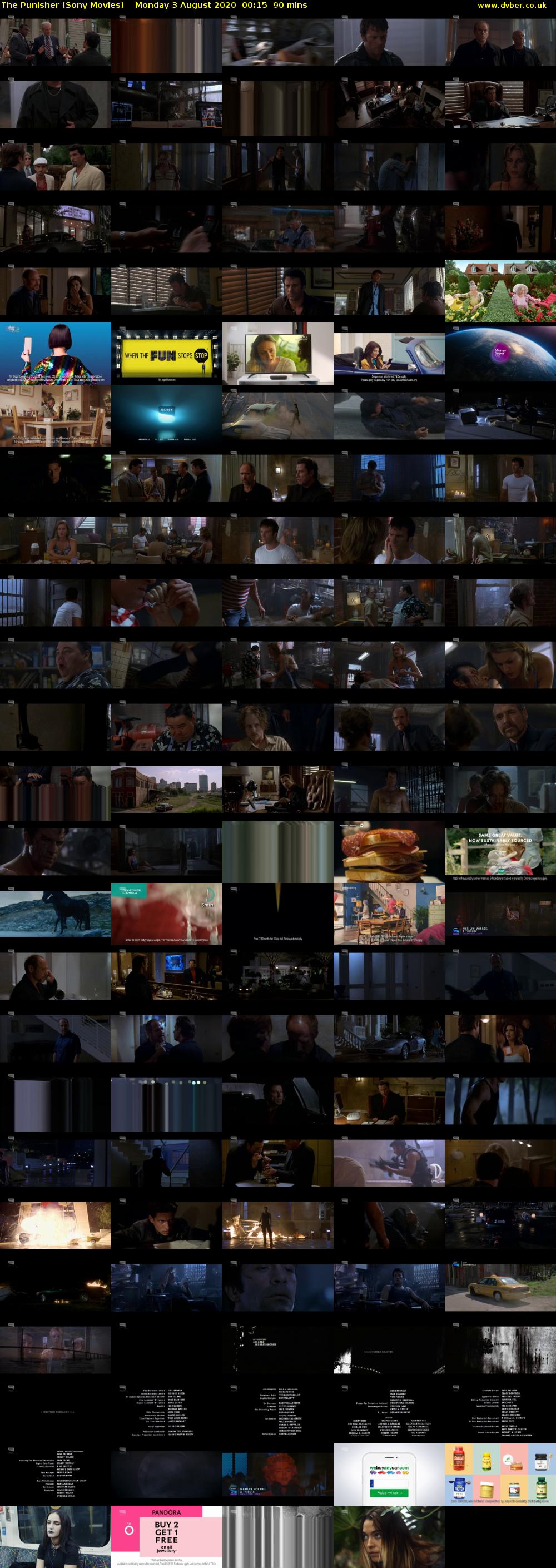 The Punisher (Sony Movies) Monday 3 August 2020 00:15 - 01:45