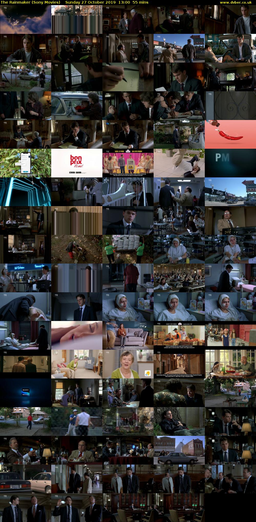 The Rainmaker (Sony Movies) Sunday 27 October 2019 13:00 - 13:55