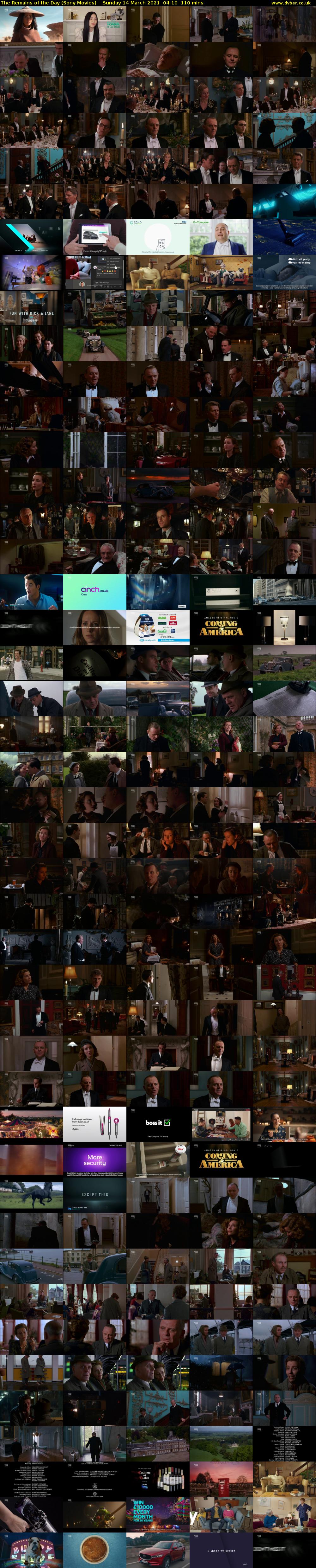 The Remains of the Day (Sony Movies) Sunday 14 March 2021 04:10 - 06:00