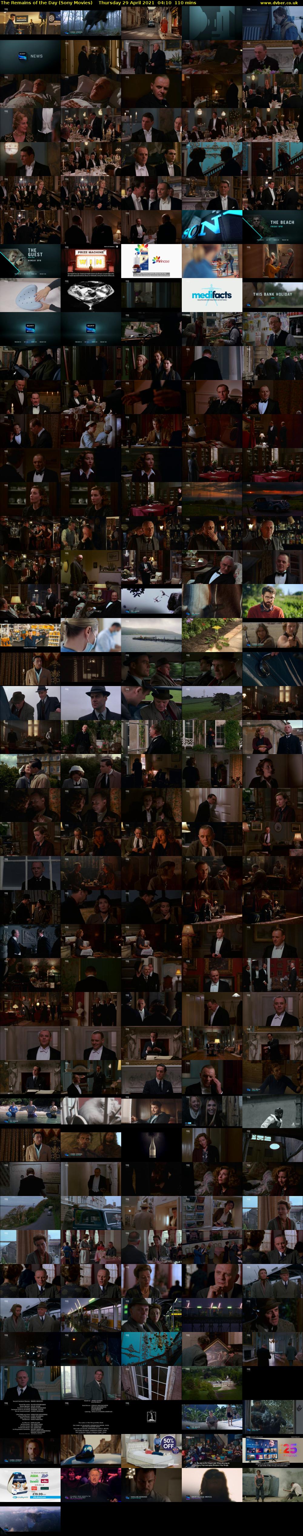 The Remains of the Day (Sony Movies) Thursday 29 April 2021 04:10 - 06:00