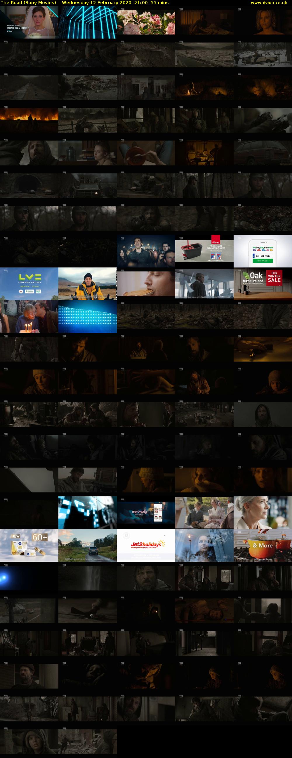 The Road (Sony Movies) Wednesday 12 February 2020 21:00 - 21:55