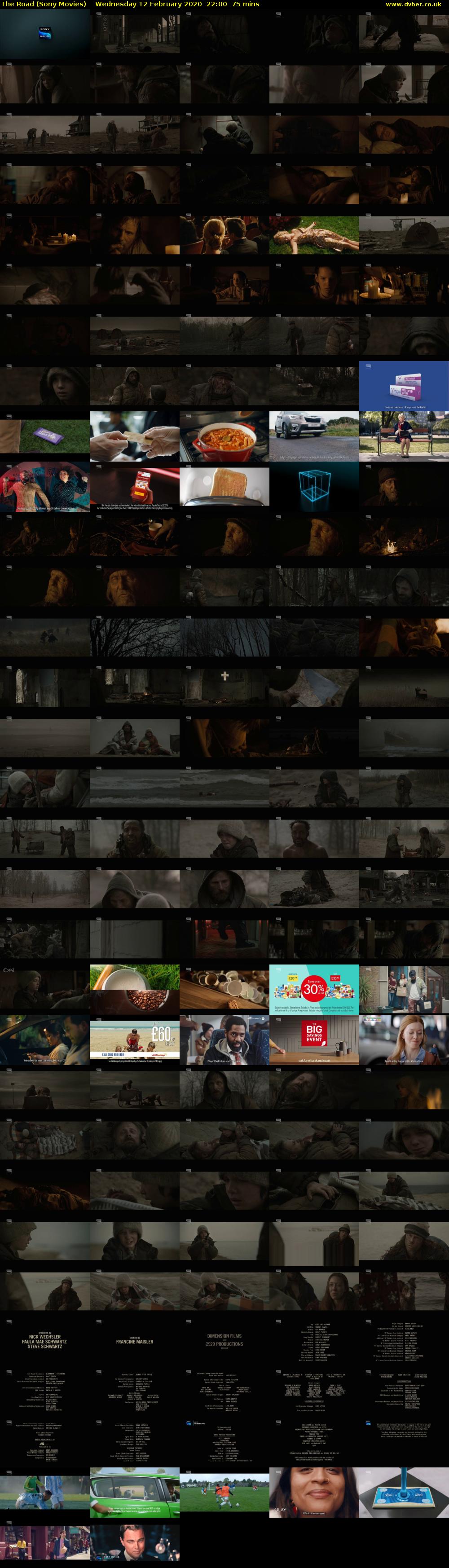 The Road (Sony Movies) Wednesday 12 February 2020 22:00 - 23:15