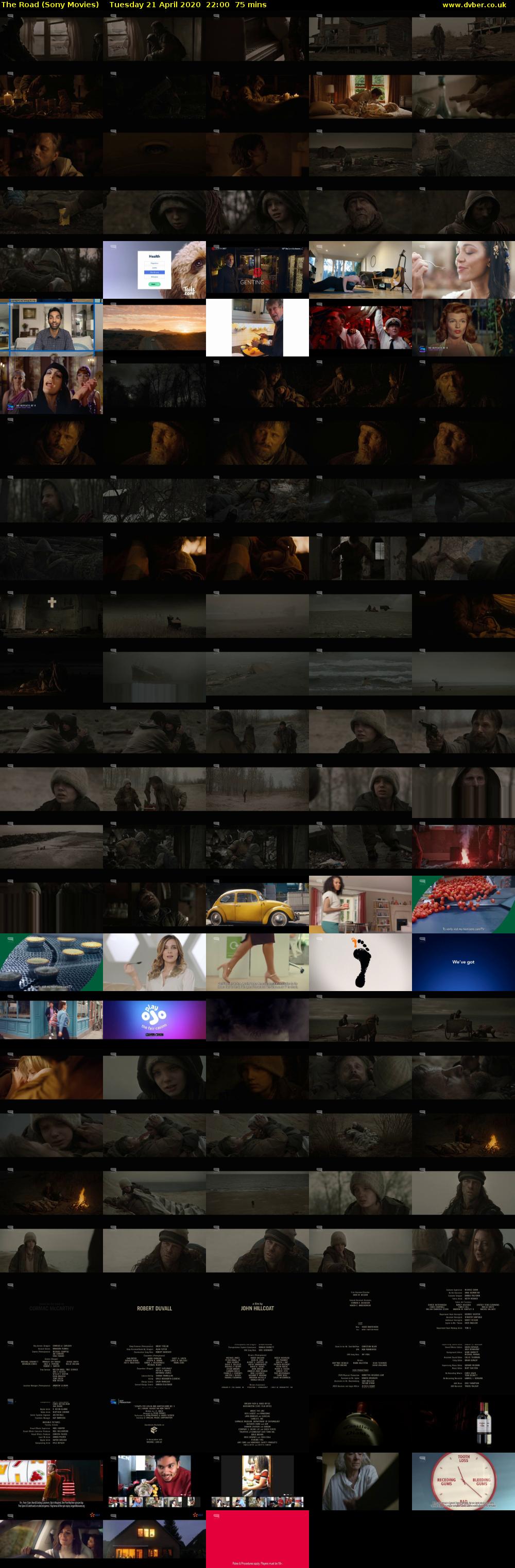 The Road (Sony Movies) Tuesday 21 April 2020 22:00 - 23:15