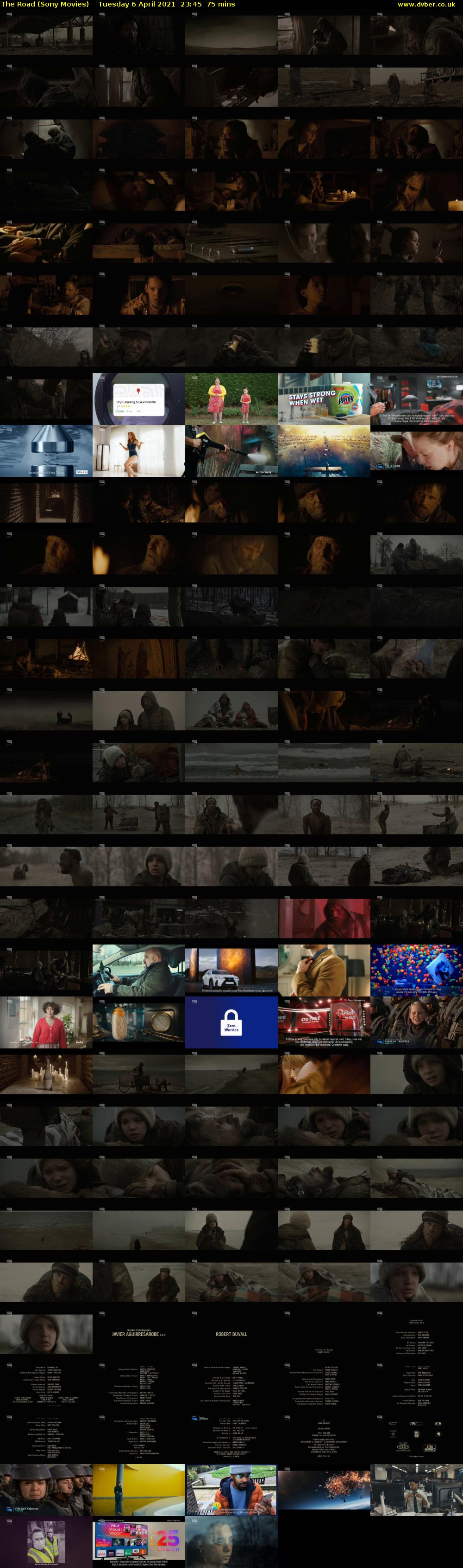 The Road (Sony Movies) Tuesday 6 April 2021 23:45 - 01:00