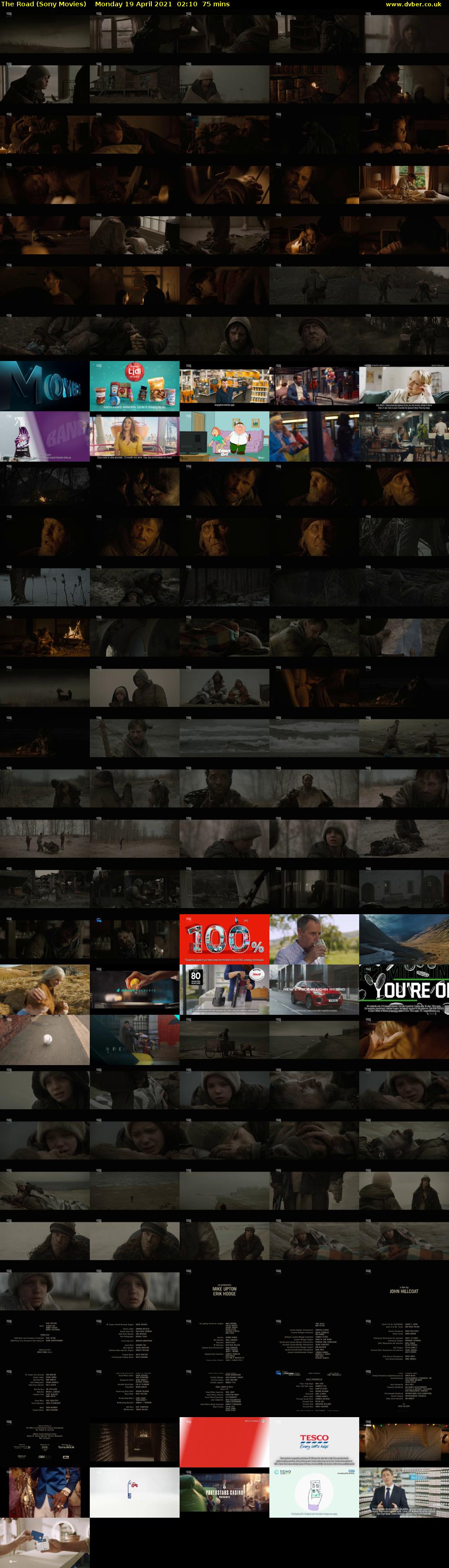 The Road (Sony Movies) Monday 19 April 2021 02:10 - 03:25