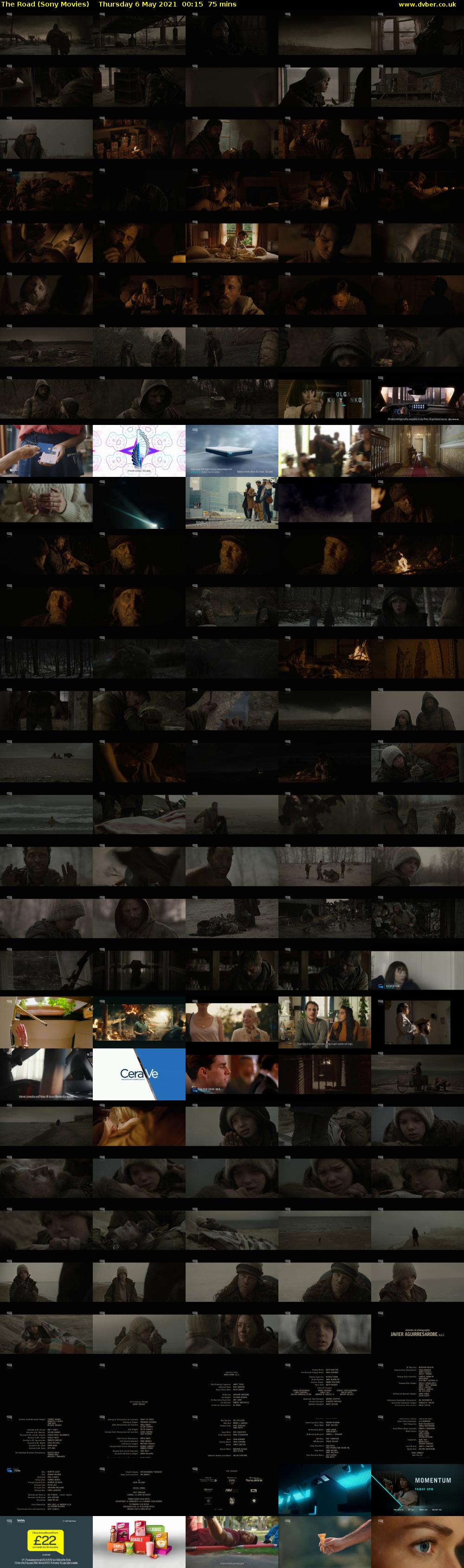 The Road (Sony Movies) Thursday 6 May 2021 00:15 - 01:30
