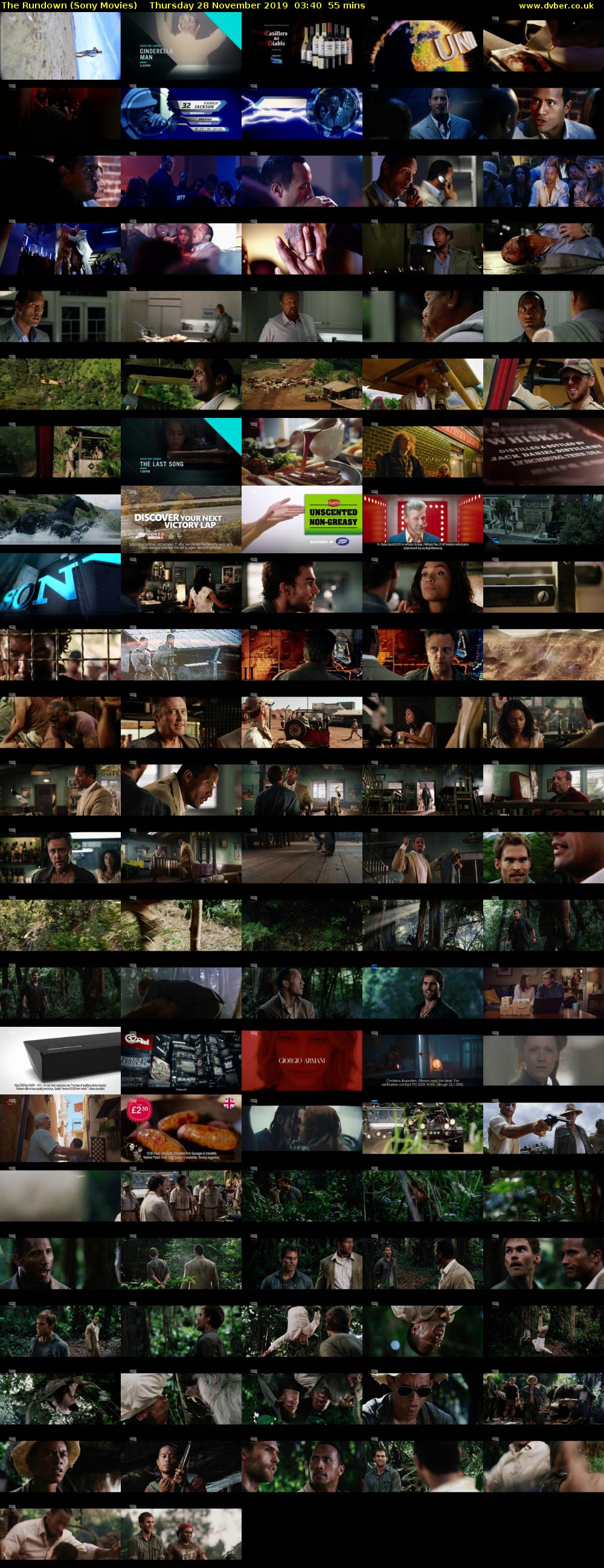 The Rundown (Sony Movies) Thursday 28 November 2019 03:40 - 04:35
