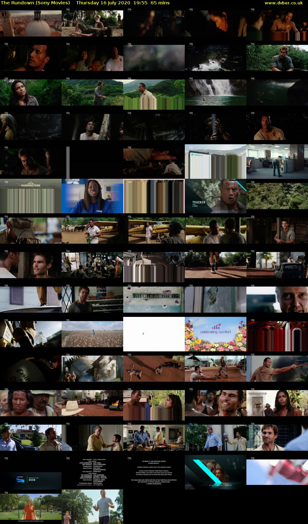 The Rundown (Sony Movies) Thursday 16 July 2020 19:55 - 21:00