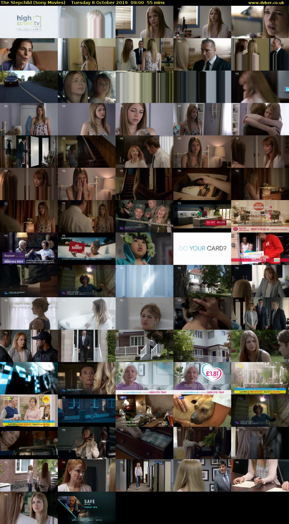 The Stepchild (Sony Movies) Tuesday 8 October 2019 09:00 - 09:55