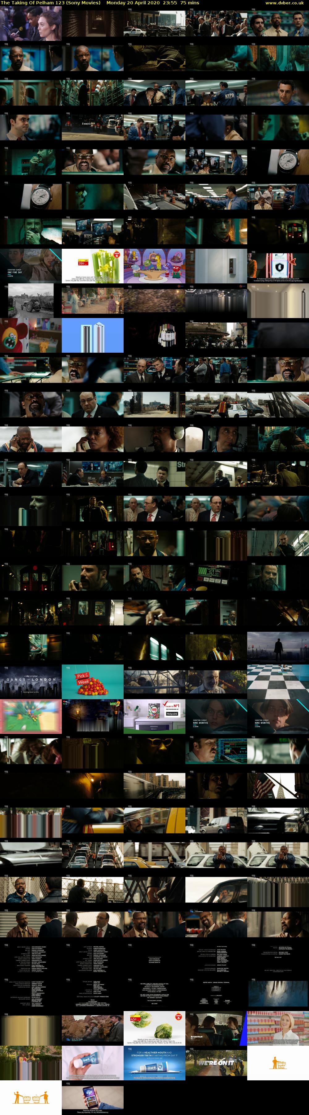 The Taking Of Pelham 123 (Sony Movies) Monday 20 April 2020 23:55 - 01:10