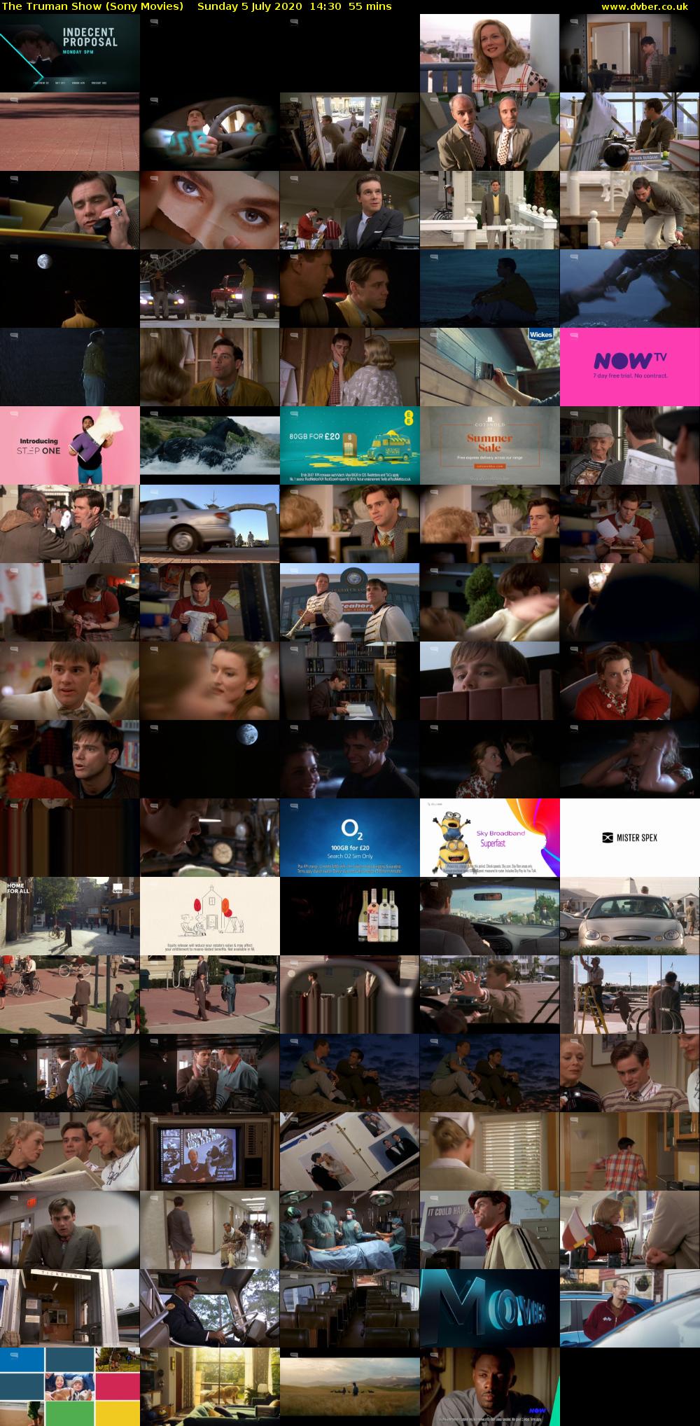 The Truman Show (Sony Movies) Sunday 5 July 2020 14:30 - 15:25