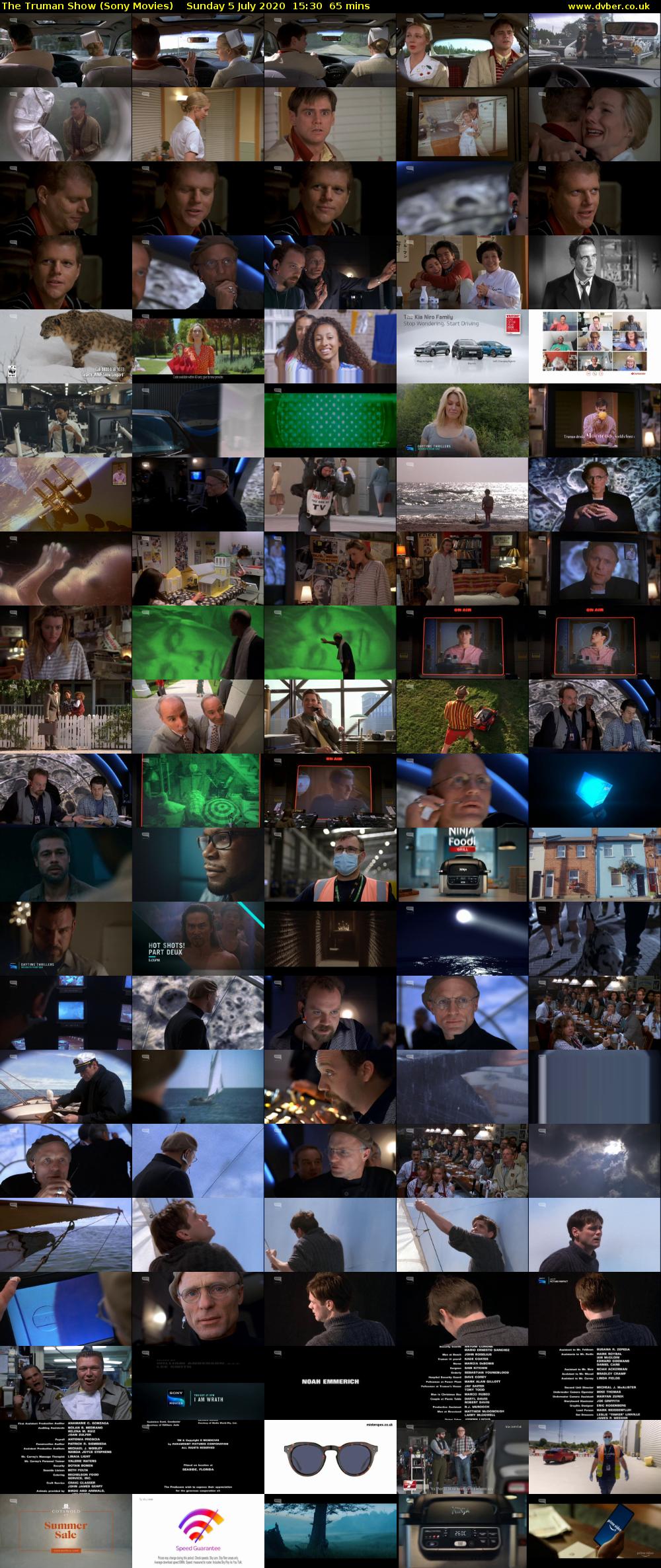 The Truman Show (Sony Movies) Sunday 5 July 2020 15:30 - 16:35