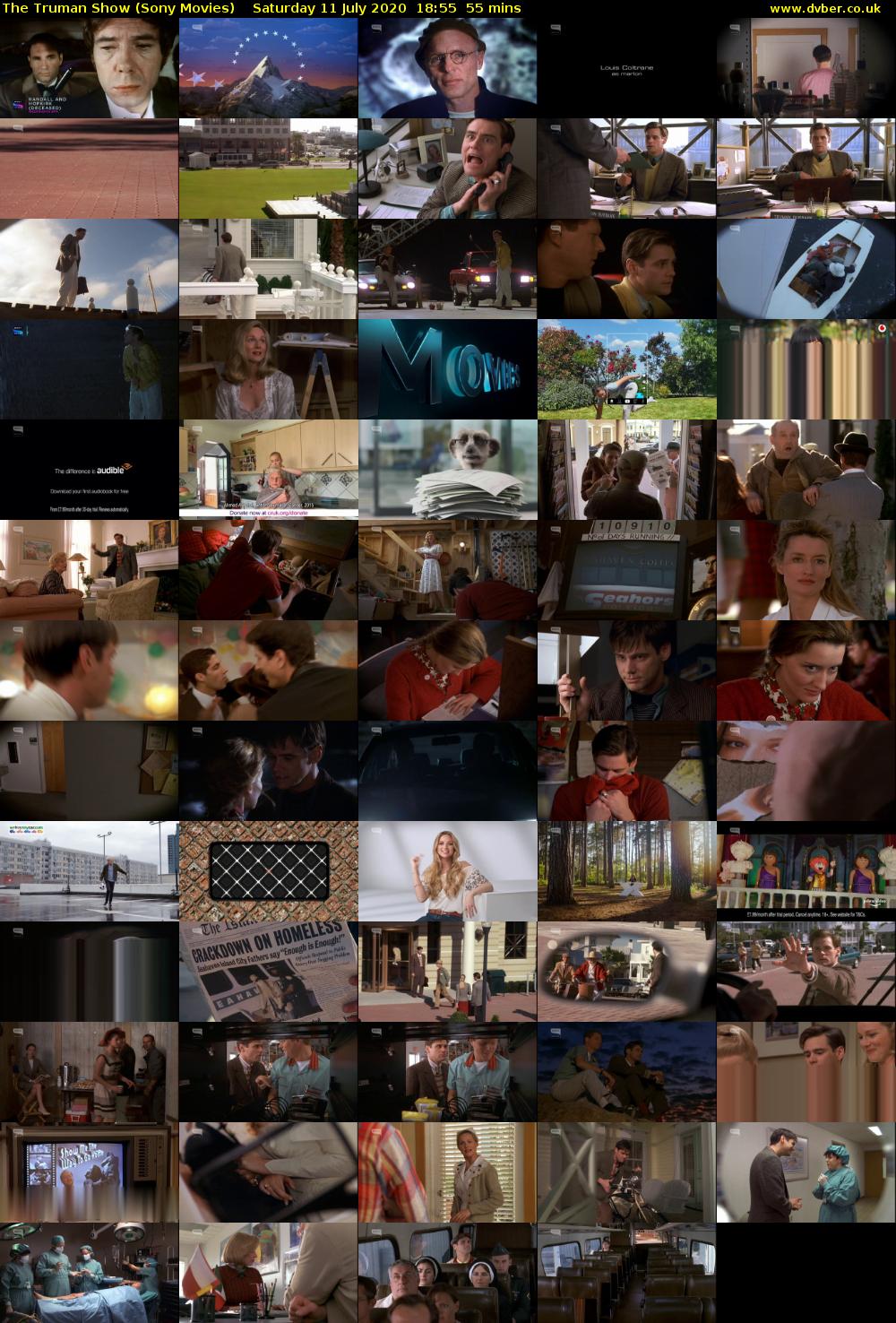 The Truman Show (Sony Movies) Saturday 11 July 2020 18:55 - 19:50