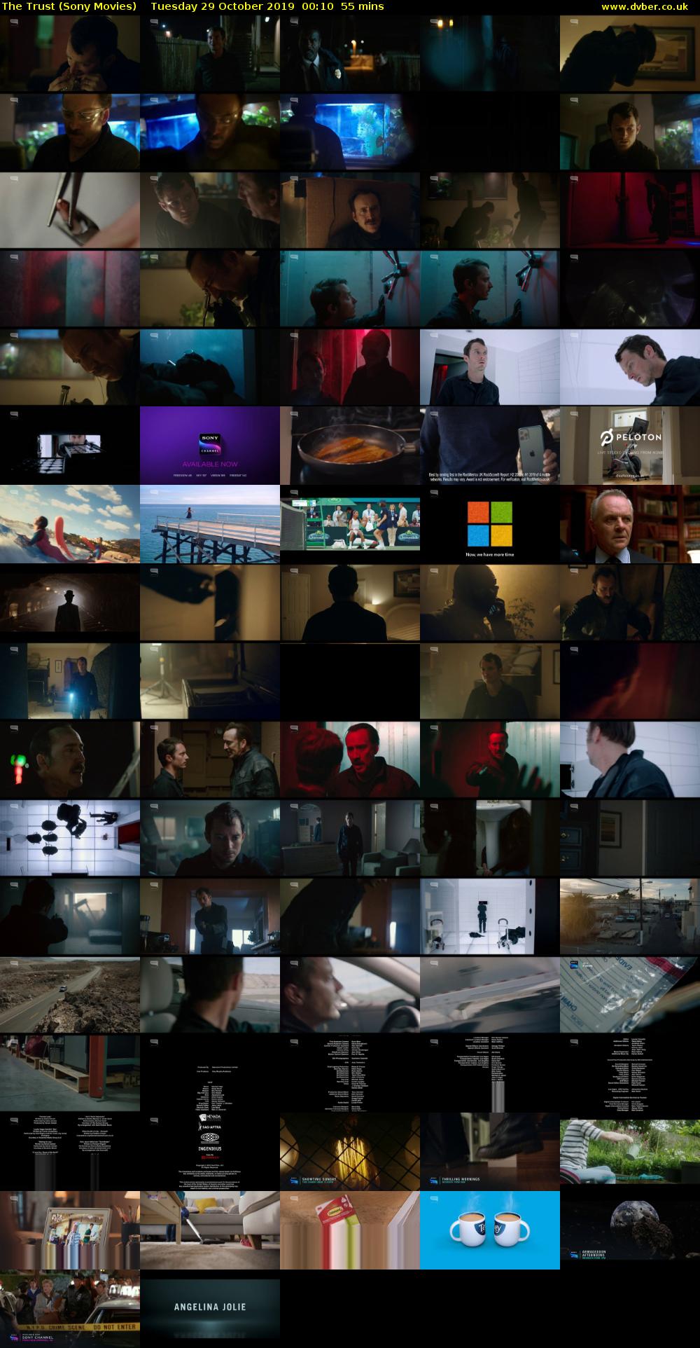 The Trust (Sony Movies) Tuesday 29 October 2019 00:10 - 01:05