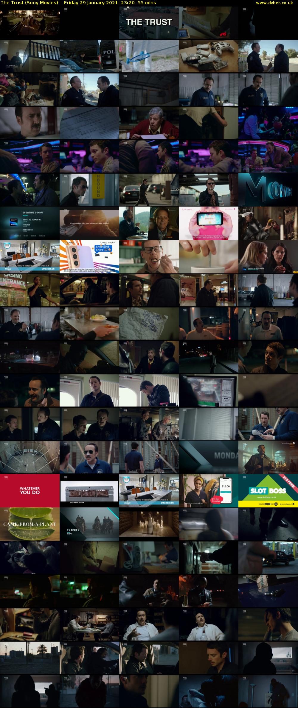 The Trust (Sony Movies) Friday 29 January 2021 23:20 - 00:15