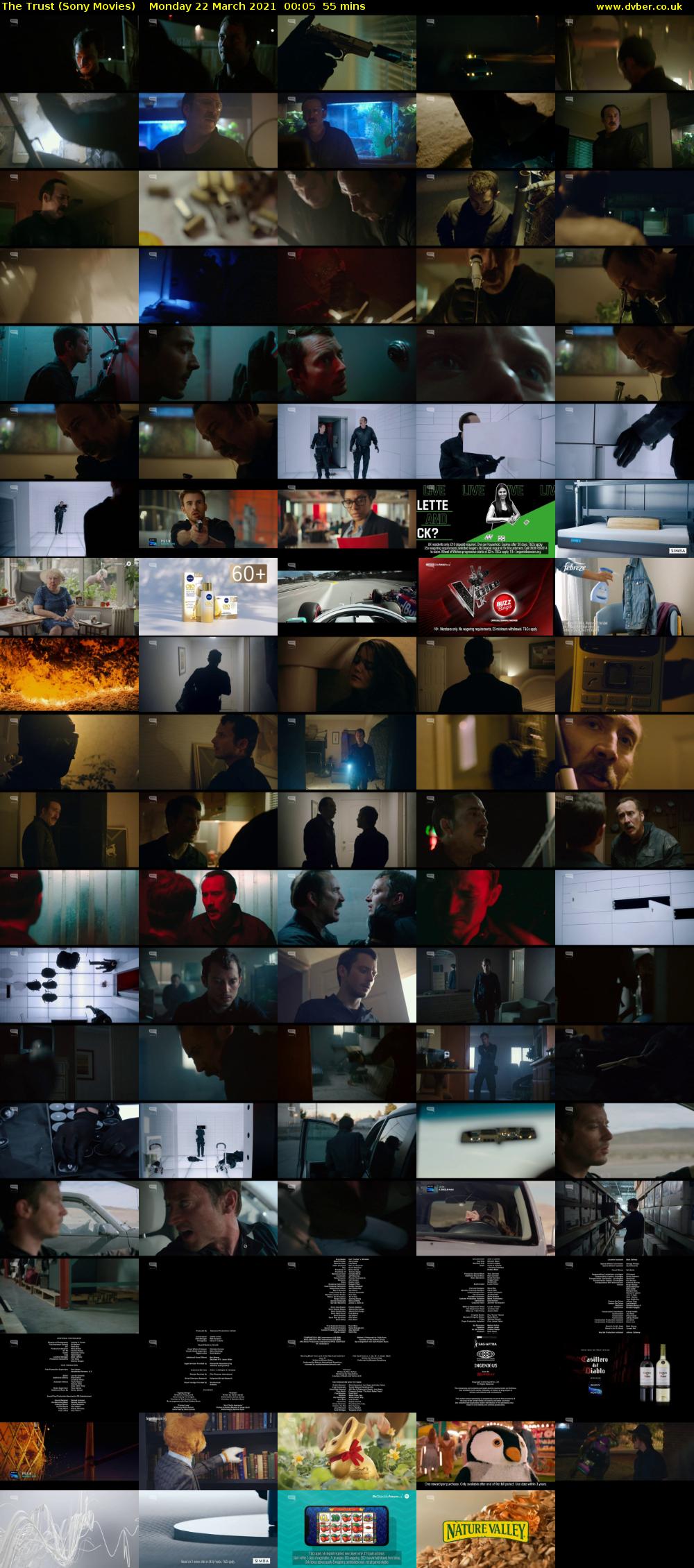 The Trust (Sony Movies) Monday 22 March 2021 00:05 - 01:00