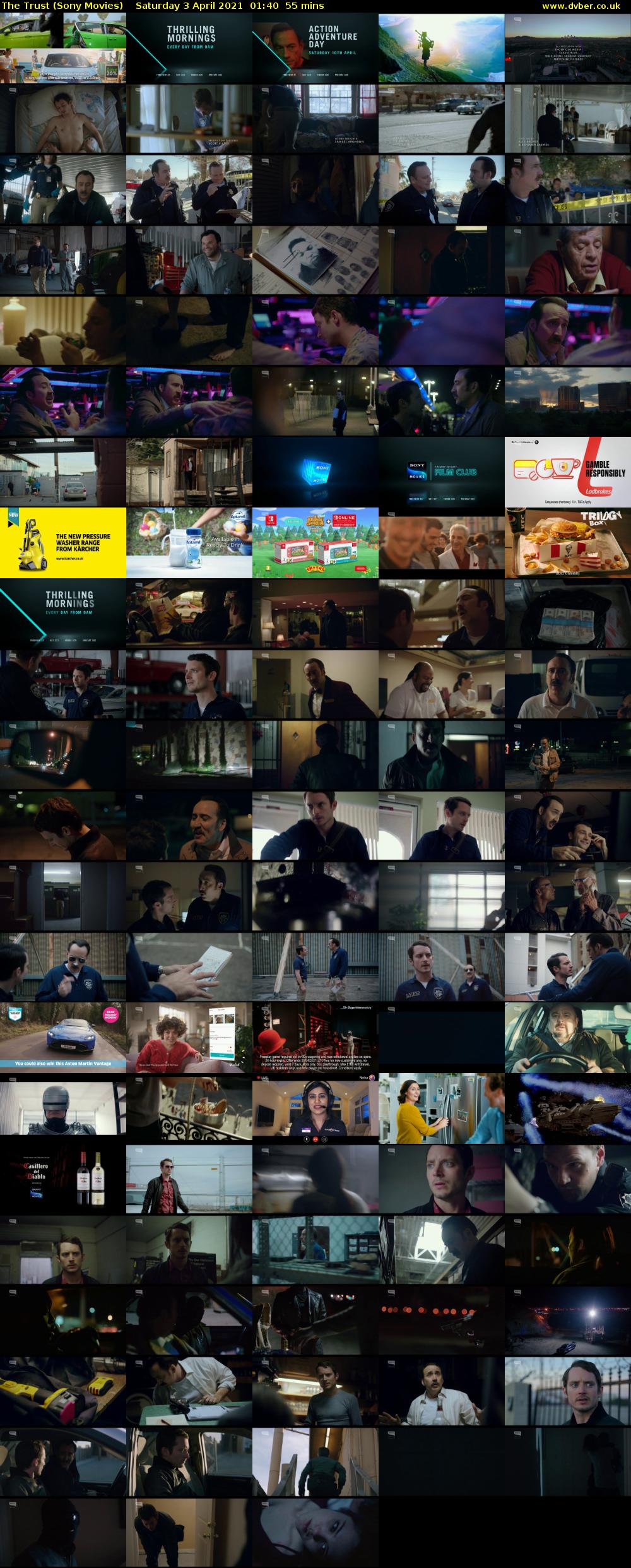 The Trust (Sony Movies) Saturday 3 April 2021 01:40 - 02:35