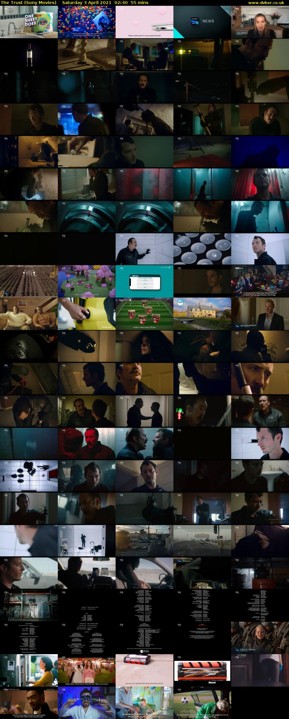 The Trust (Sony Movies) Saturday 3 April 2021 02:40 - 03:35