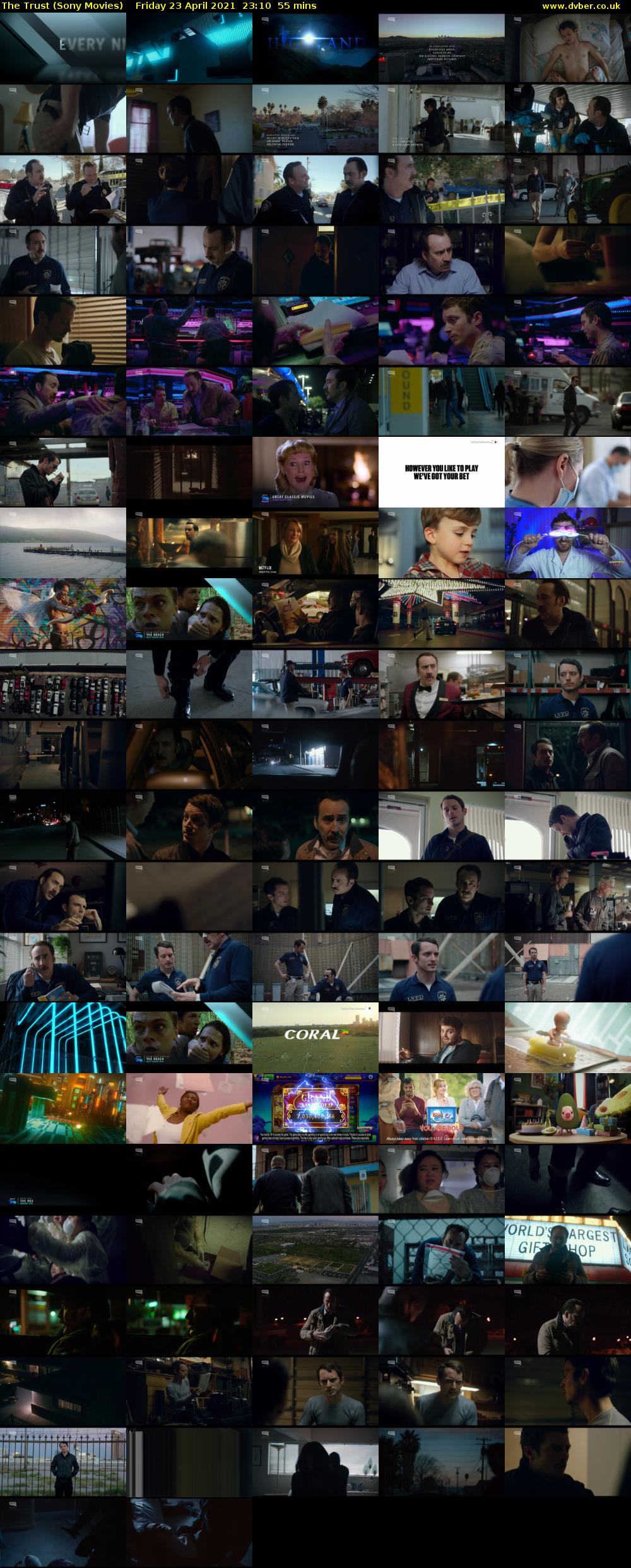 The Trust (Sony Movies) Friday 23 April 2021 23:10 - 00:05
