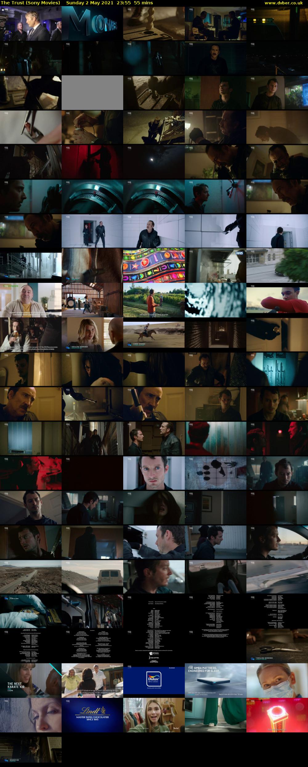 The Trust (Sony Movies) Sunday 2 May 2021 23:55 - 00:50