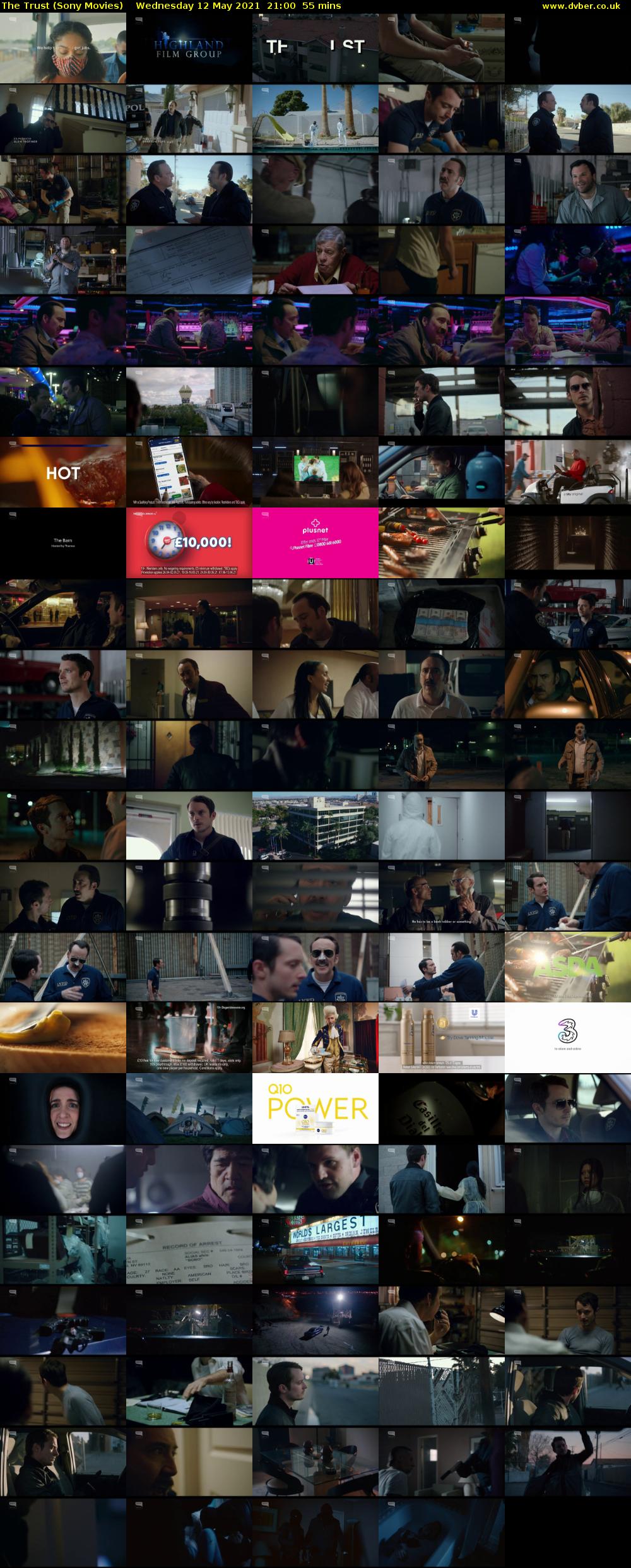 The Trust (Sony Movies) Wednesday 12 May 2021 21:00 - 21:55