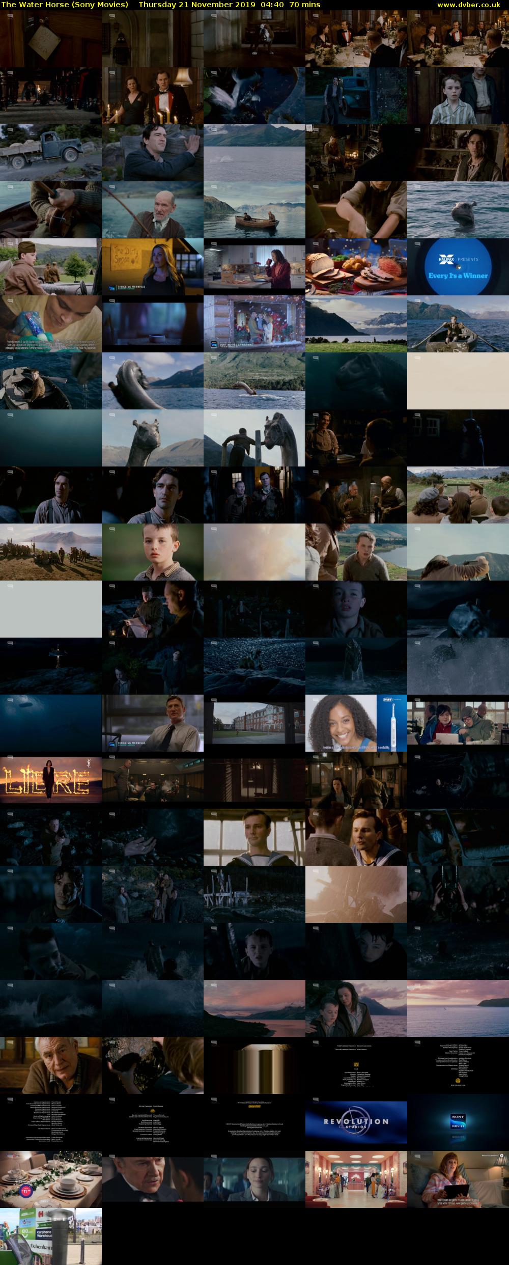 The Water Horse (Sony Movies) Thursday 21 November 2019 04:40 - 05:50