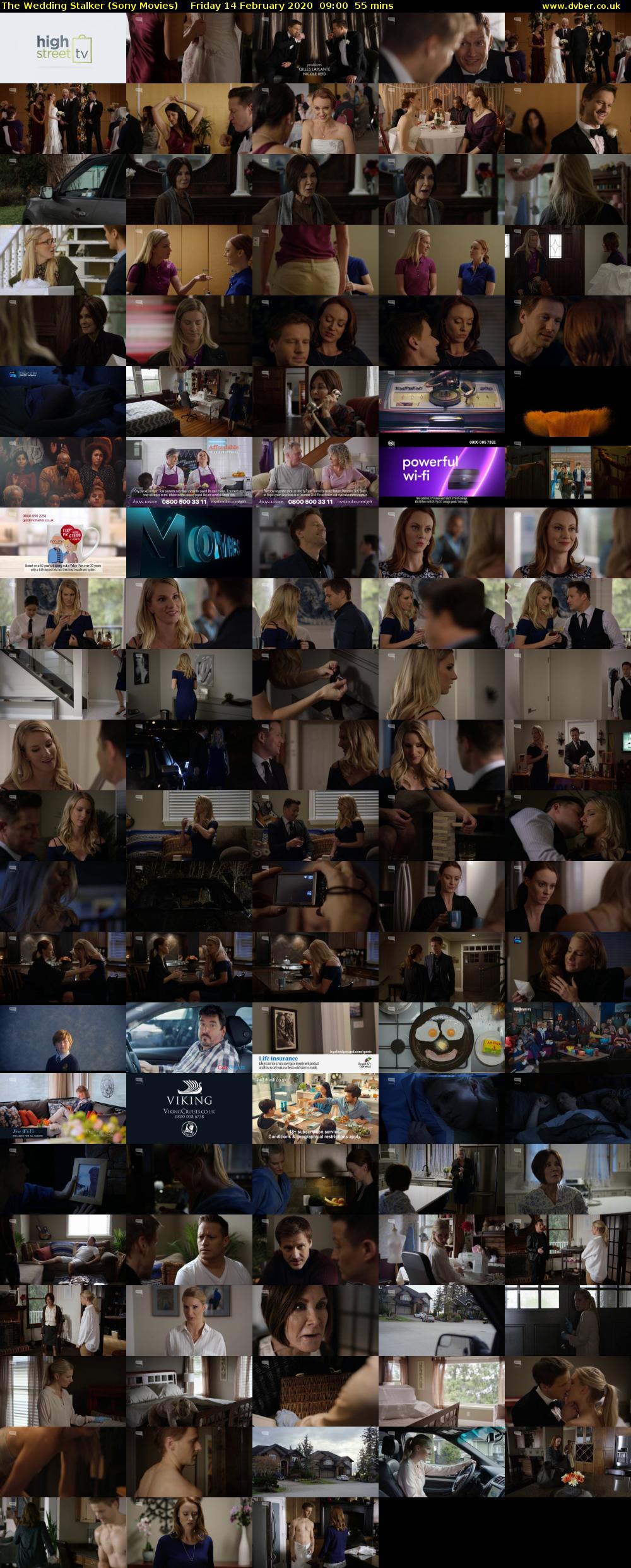 The Wedding Stalker (Sony Movies) Friday 14 February 2020 09:00 - 09:55