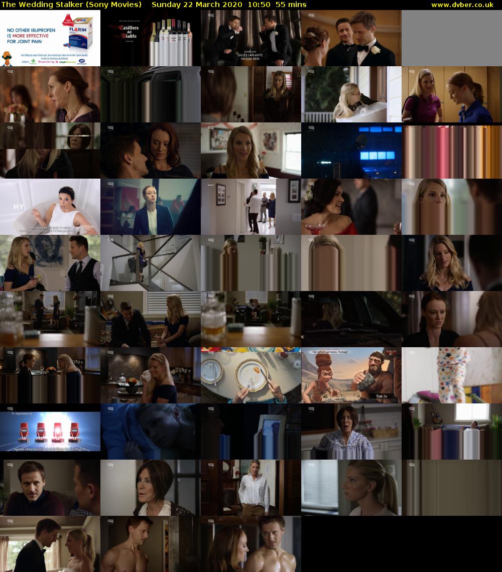 The Wedding Stalker (Sony Movies) Sunday 22 March 2020 10:50 - 11:45