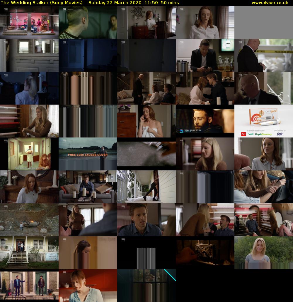 The Wedding Stalker (Sony Movies) Sunday 22 March 2020 11:50 - 12:40