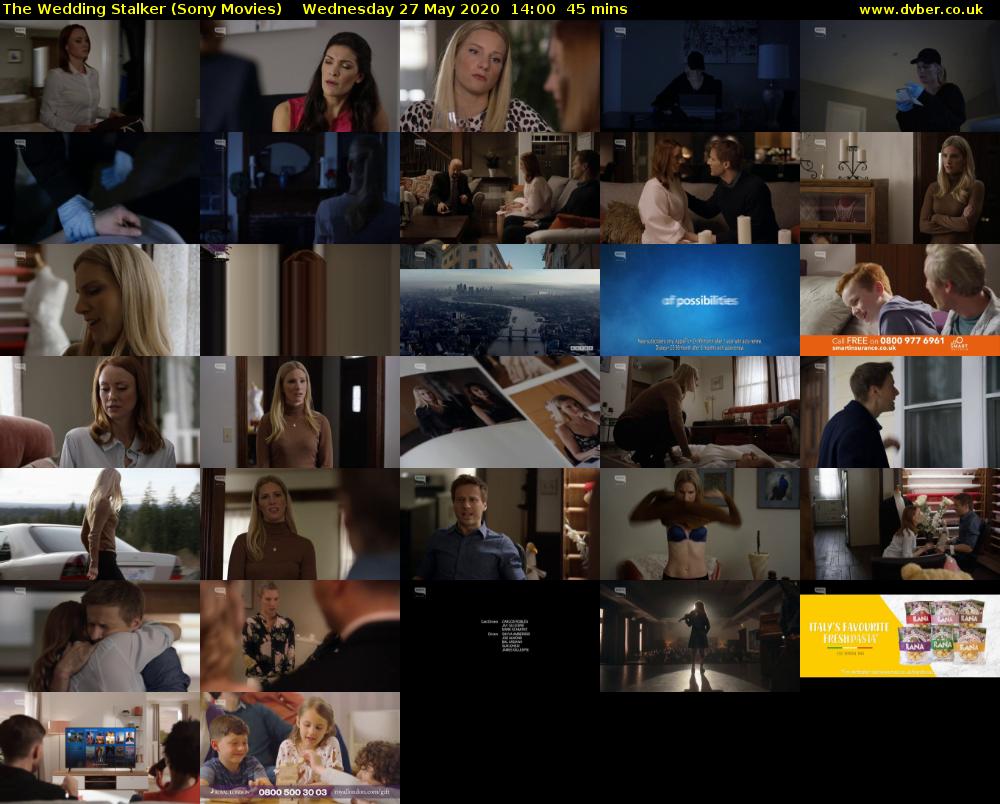The Wedding Stalker (Sony Movies) Wednesday 27 May 2020 14:00 - 14:45