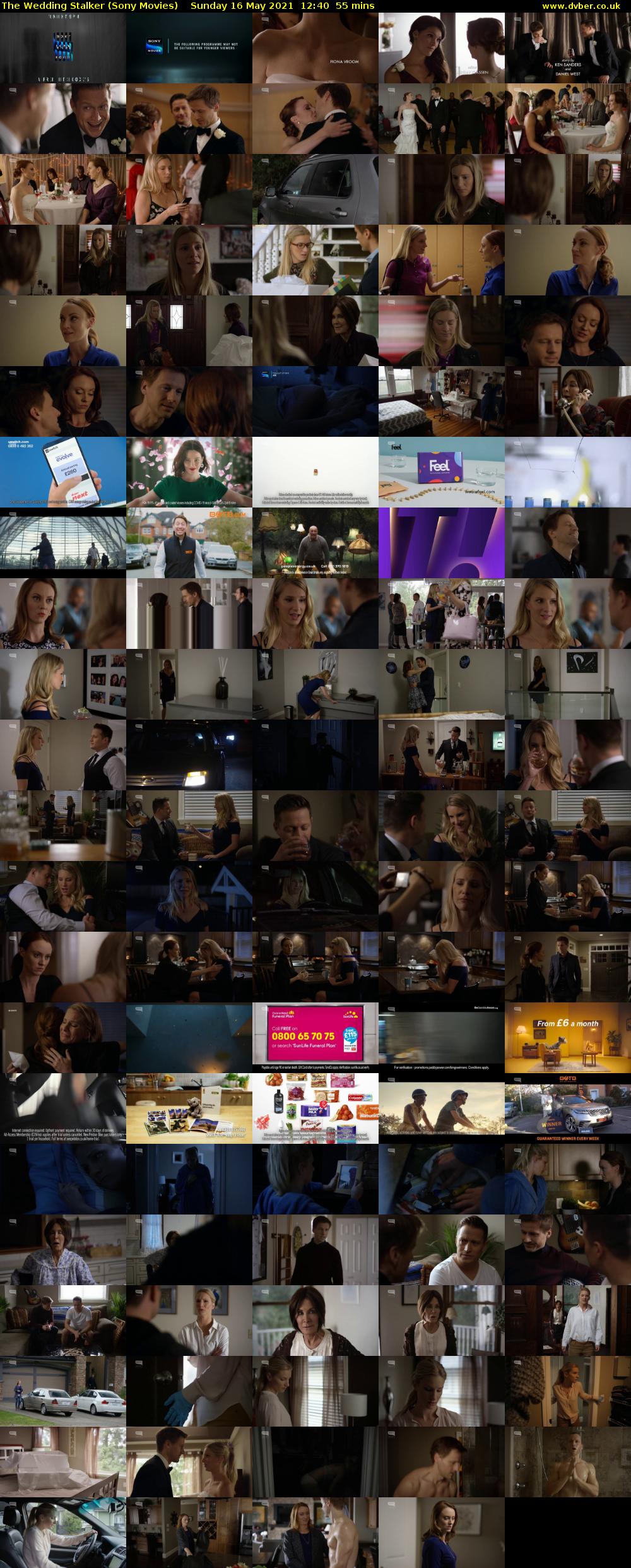 The Wedding Stalker (Sony Movies) Sunday 16 May 2021 12:40 - 13:35