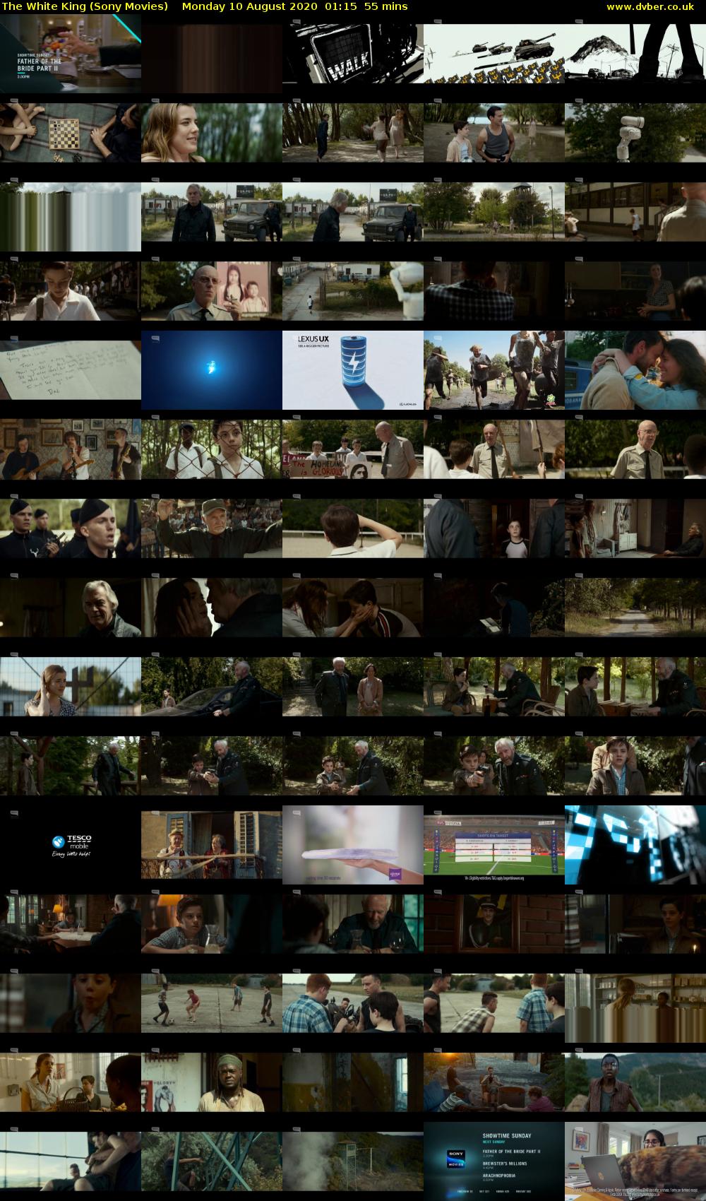 The White King (Sony Movies) Monday 10 August 2020 01:15 - 02:10