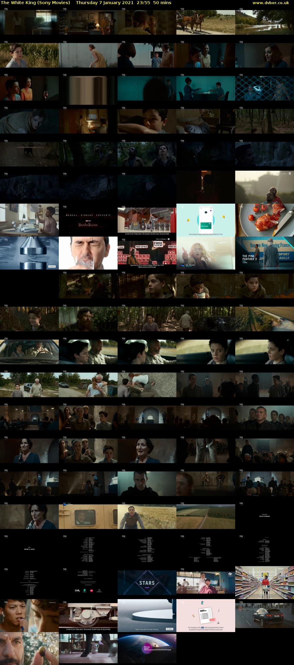 The White King (Sony Movies) Thursday 7 January 2021 23:55 - 00:45