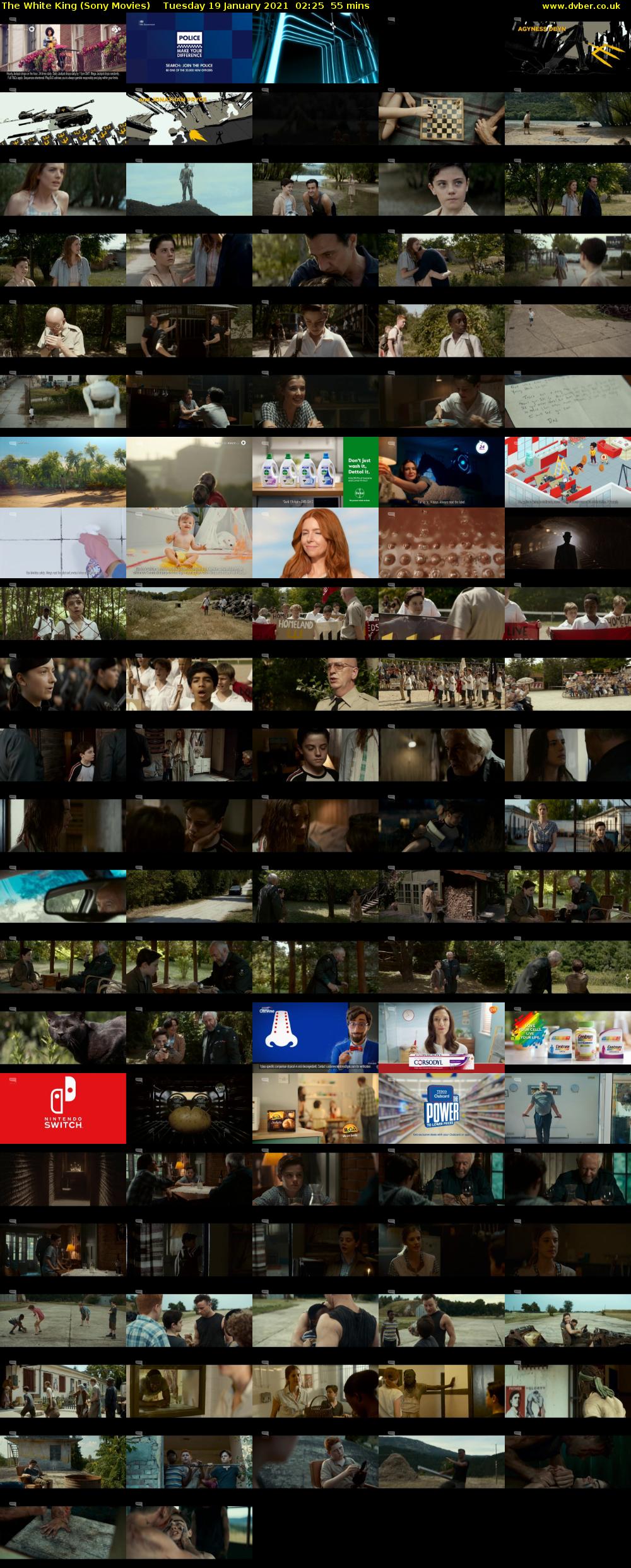 The White King (Sony Movies) Tuesday 19 January 2021 02:25 - 03:20