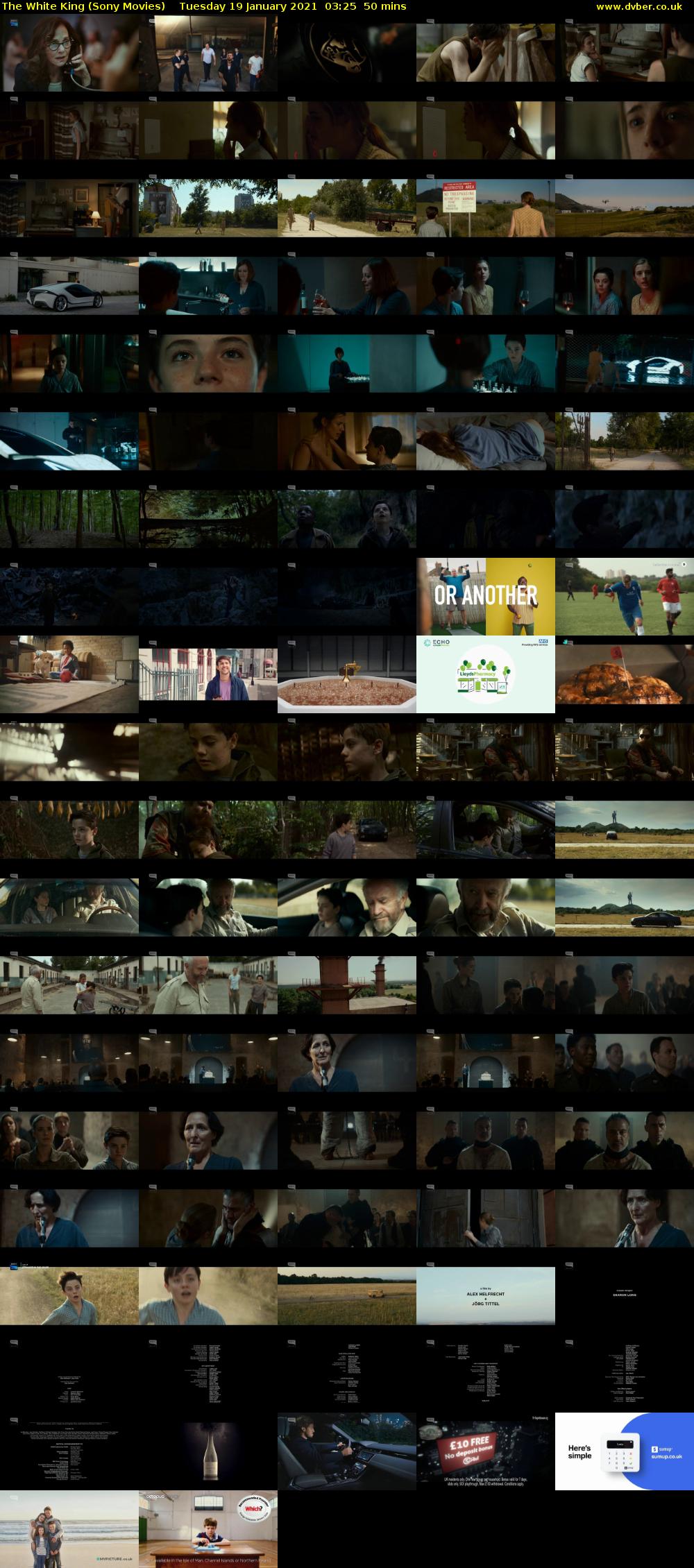 The White King (Sony Movies) Tuesday 19 January 2021 03:25 - 04:15