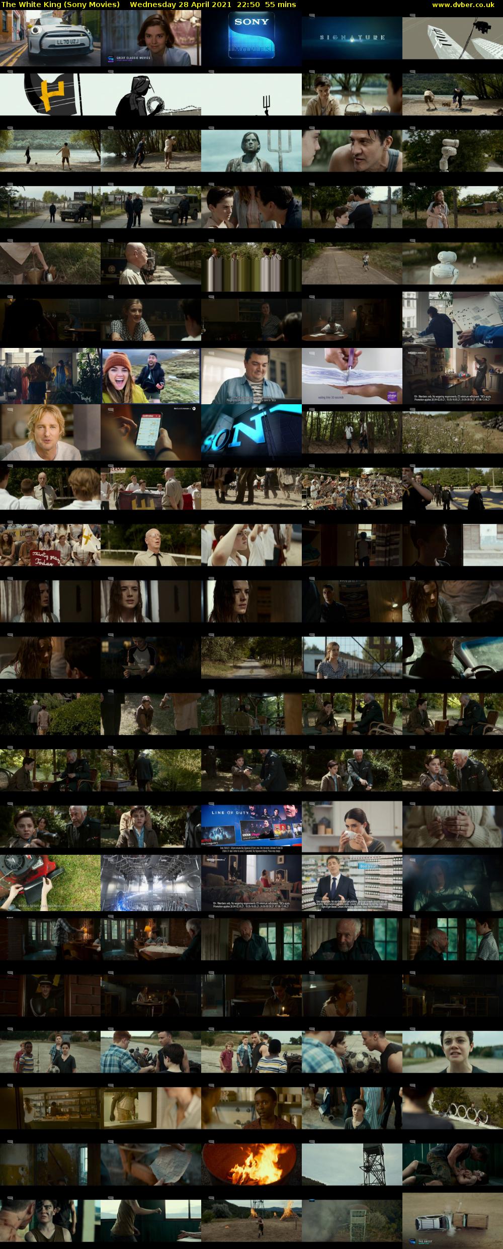 The White King (Sony Movies) Wednesday 28 April 2021 22:50 - 23:45