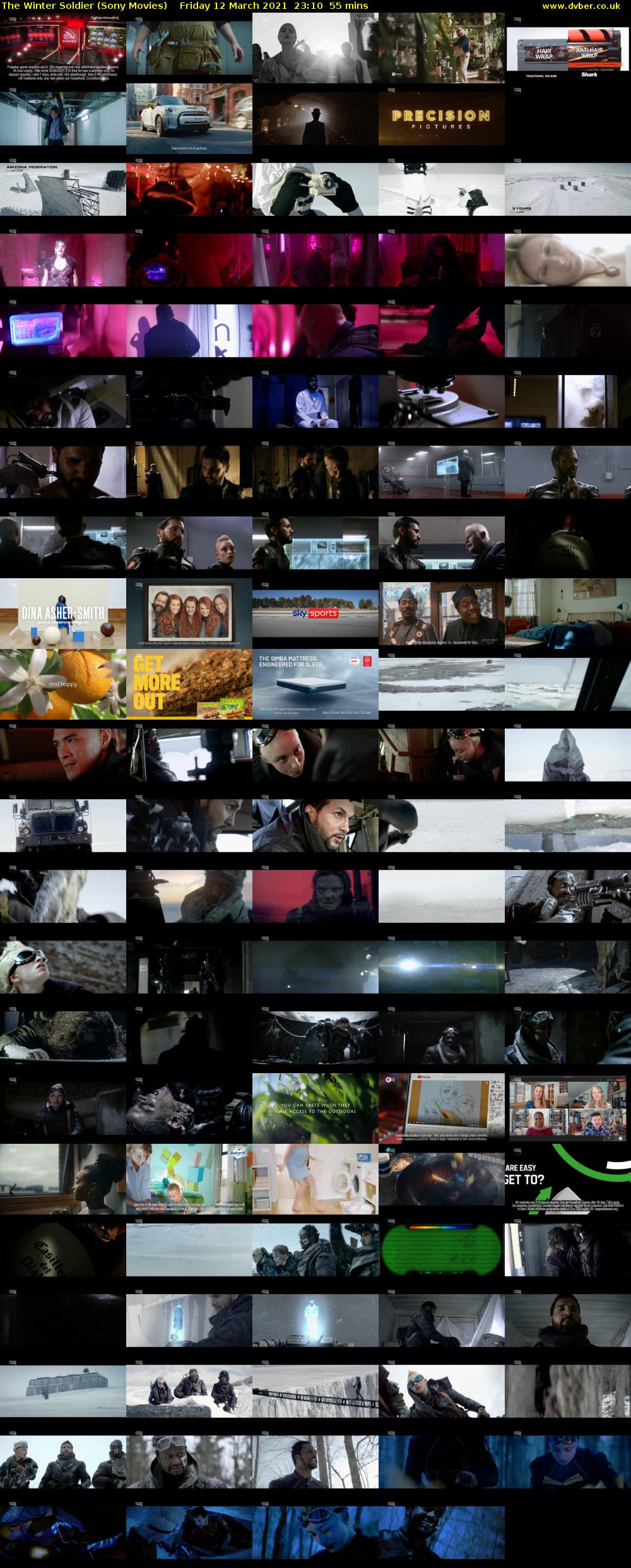 The Winter Soldier (Sony Movies) Friday 12 March 2021 23:10 - 00:05