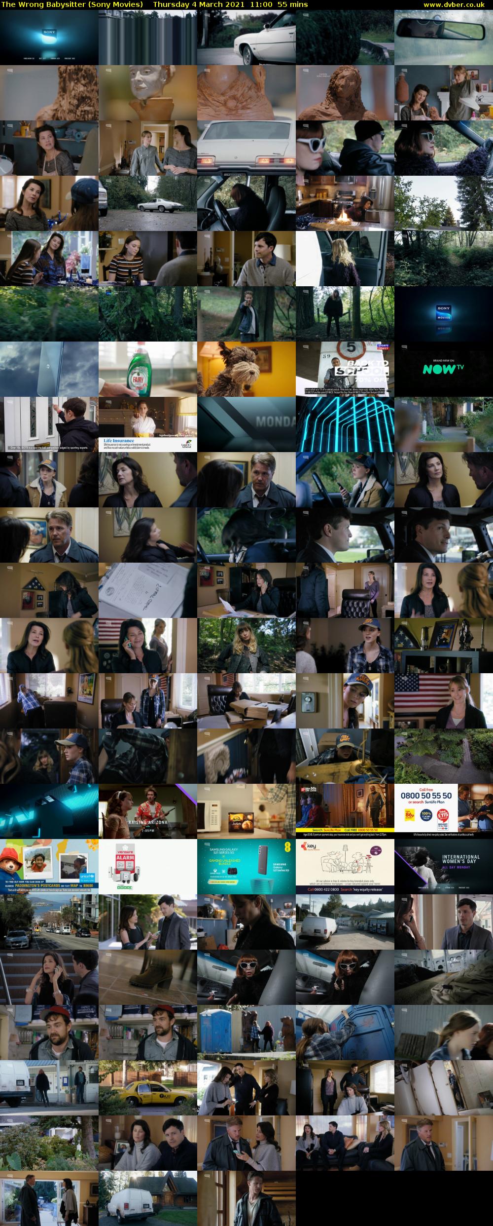 The Wrong Babysitter (Sony Movies) Thursday 4 March 2021 11:00 - 11:55