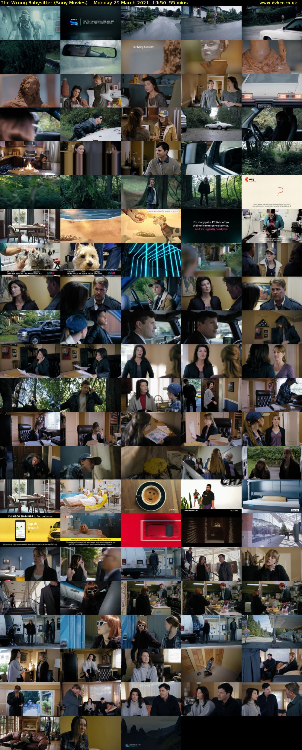 The Wrong Babysitter (Sony Movies) Monday 29 March 2021 14:50 - 15:45
