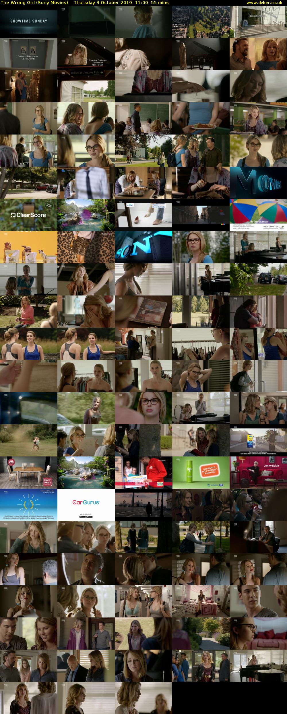 The Wrong Girl (Sony Movies) Thursday 3 October 2019 11:00 - 11:55