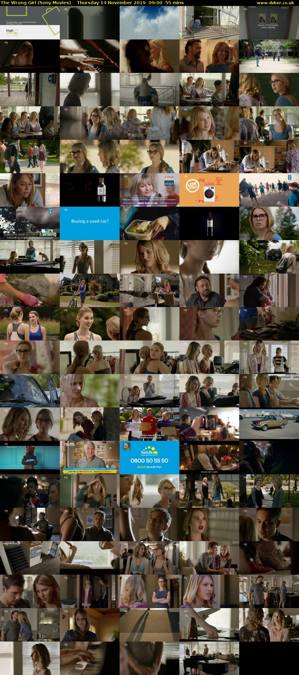 The Wrong Girl (Sony Movies) Thursday 14 November 2019 09:00 - 09:55