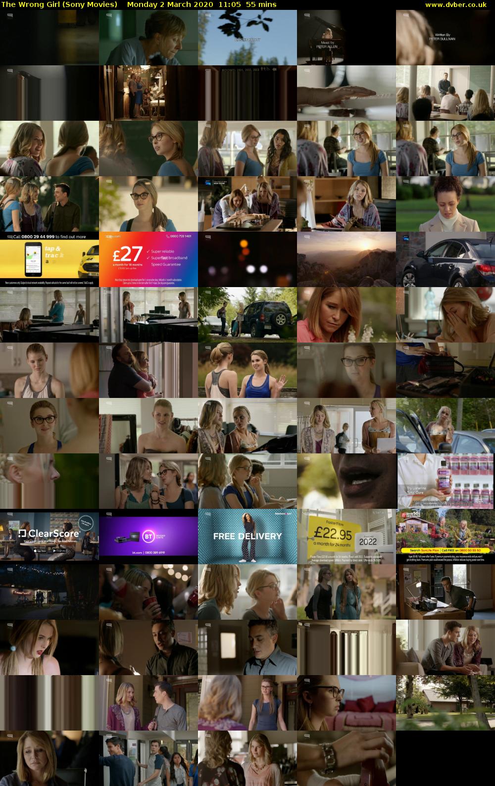 The Wrong Girl (Sony Movies) Monday 2 March 2020 11:05 - 12:00