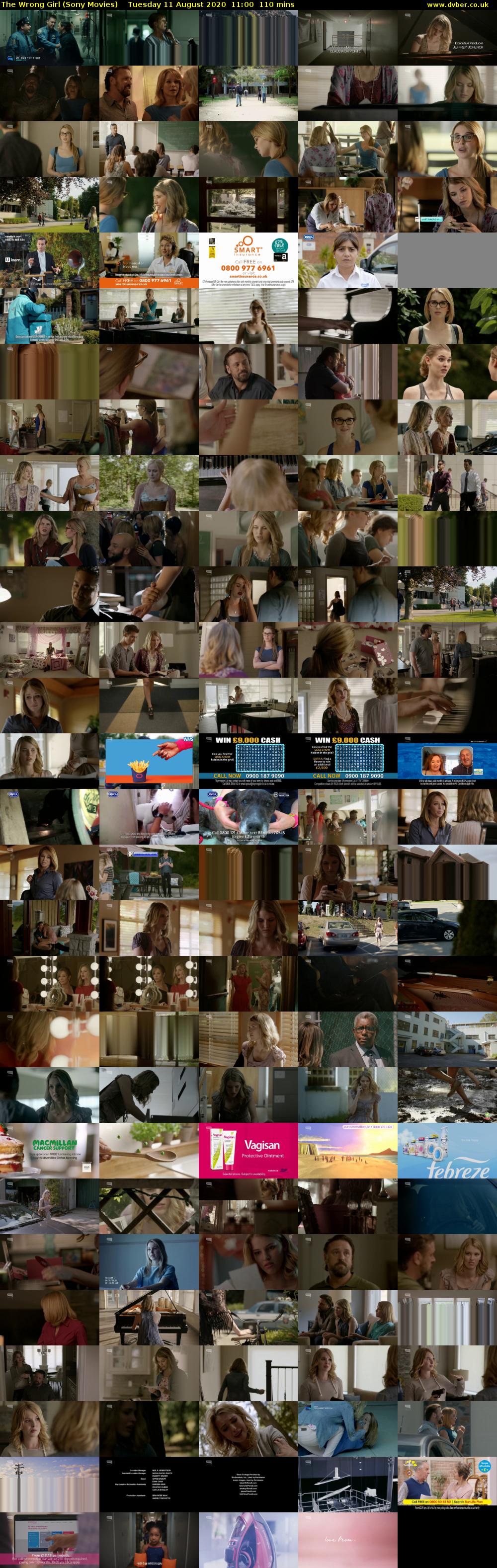 The Wrong Girl (Sony Movies) Tuesday 11 August 2020 11:00 - 12:50