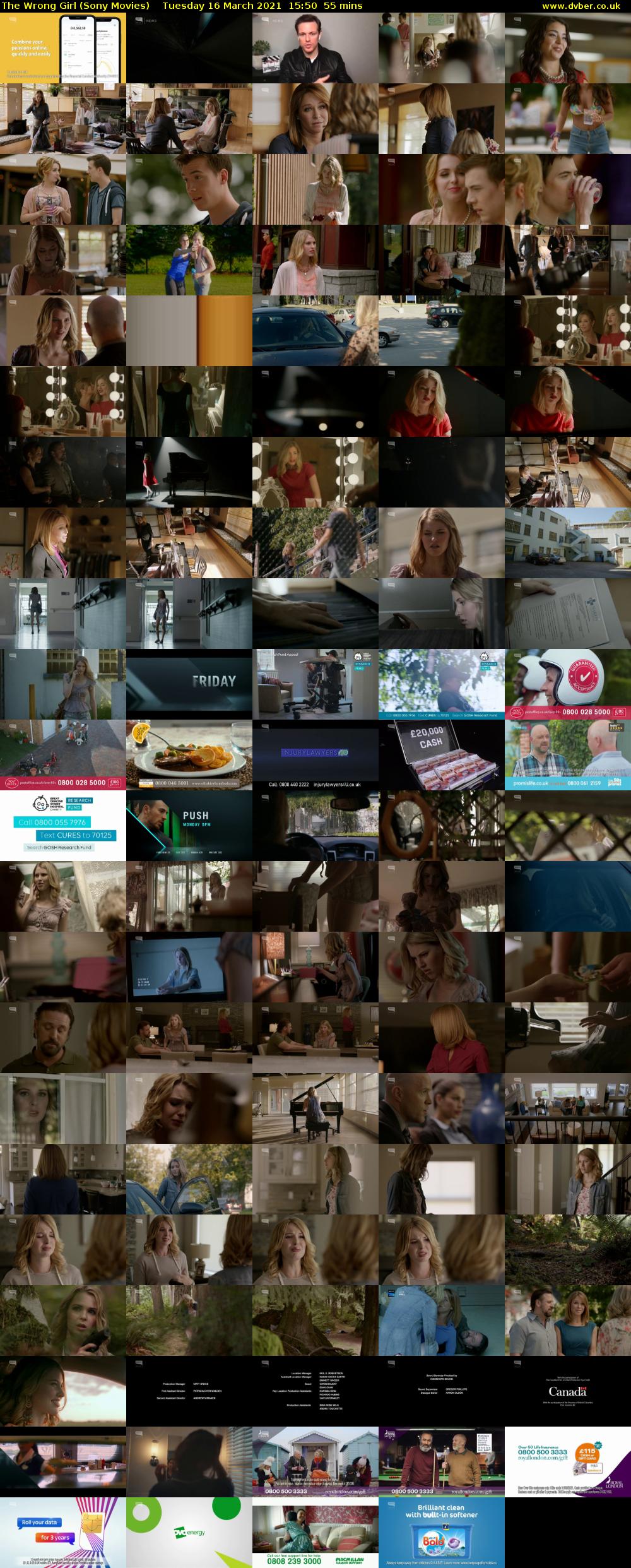 The Wrong Girl (Sony Movies) Tuesday 16 March 2021 15:50 - 16:45
