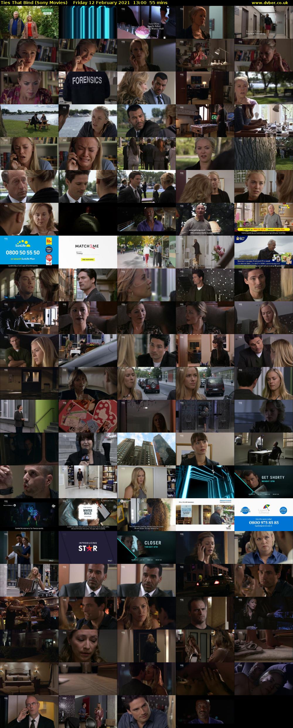 Ties That Bind (Sony Movies) Friday 12 February 2021 13:00 - 13:55