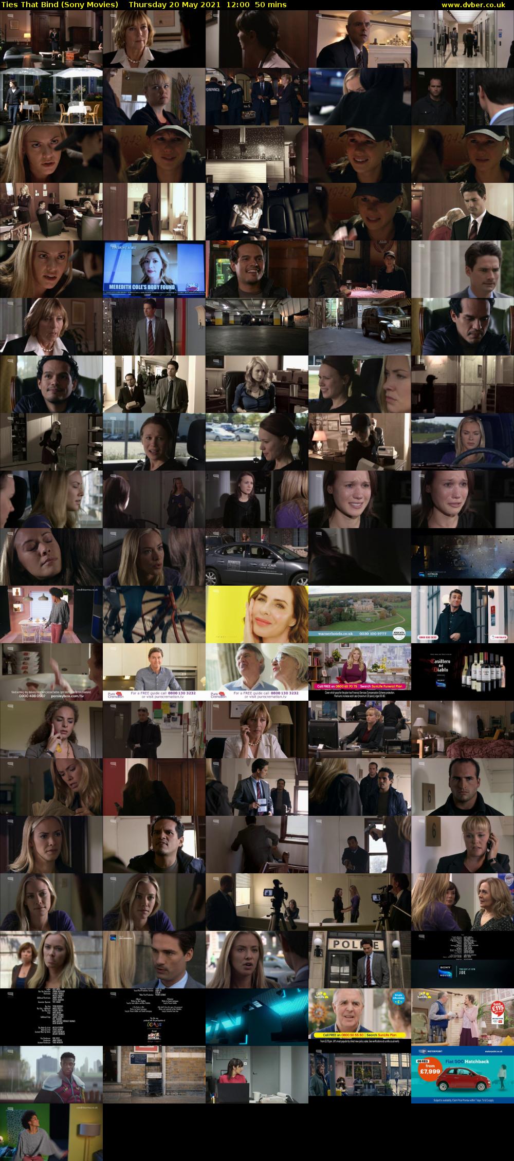 Ties That Bind (Sony Movies) Thursday 20 May 2021 12:00 - 12:50