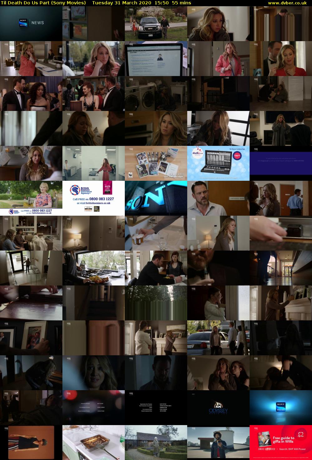 Til Death Do Us Part (Sony Movies) Tuesday 31 March 2020 15:50 - 16:45