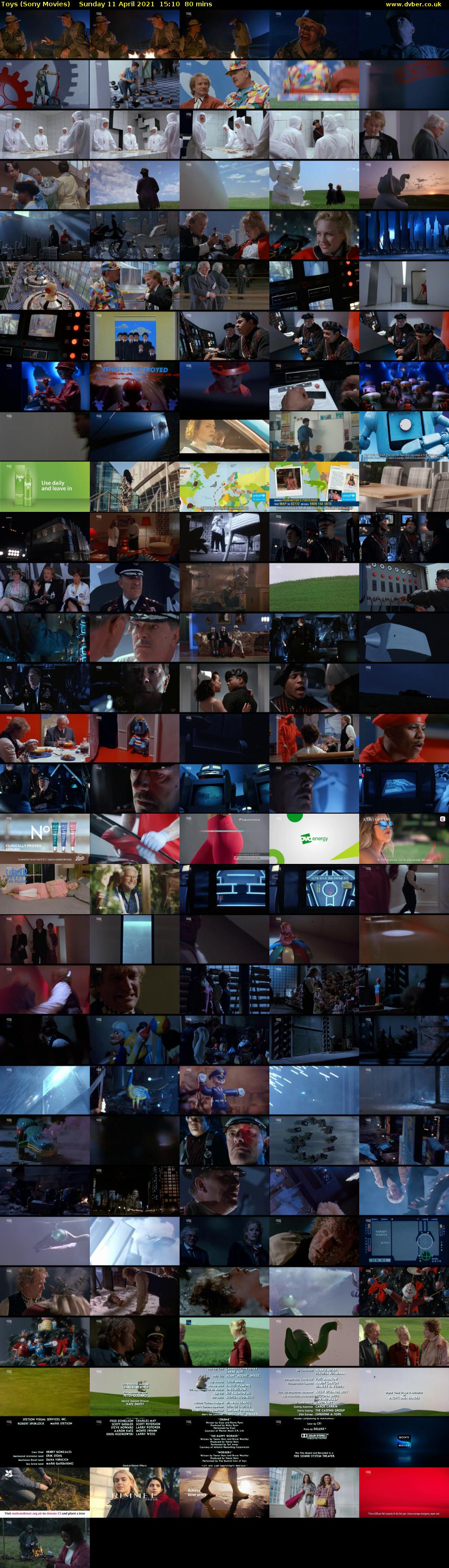 Toys (Sony Movies) Sunday 11 April 2021 15:10 - 16:30