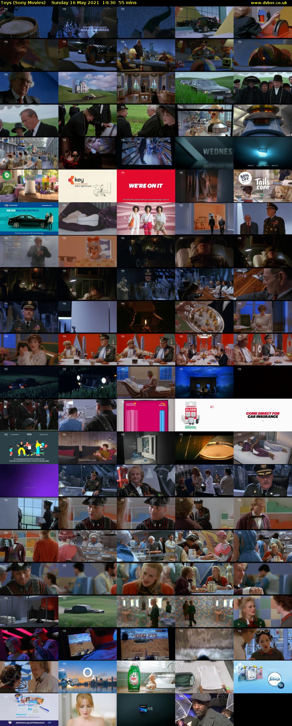 Toys (Sony Movies) Sunday 16 May 2021 14:30 - 15:25